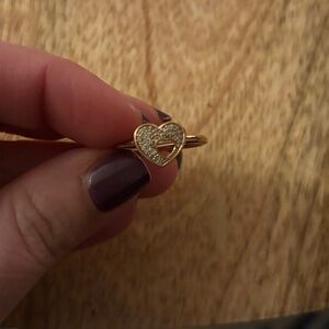 Pandora Rose Gold Heart Ring Size 52